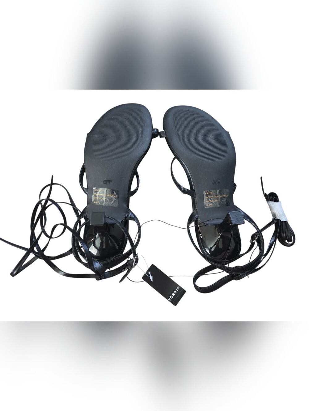 NWT Torrid Strappy Wrap Heeled Sandal, Wide Width, Size 10 - Picture 5 of 6